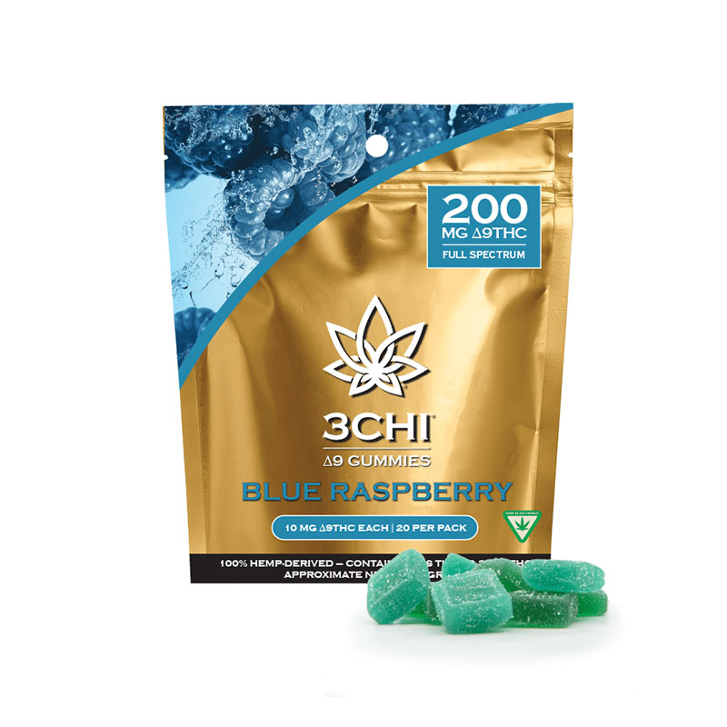200mg THC Gummy– Blue Raspberry 200mg THC Gummy– Blue Raspberry